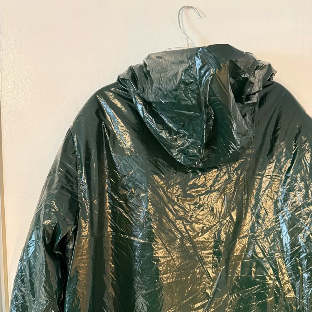 Urban Outfitters Mila Longline Parka Jacket in Green. Size Medium - Picture 9 of 11